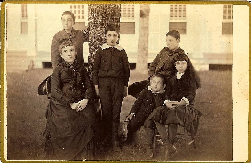 La famille d'Ignaz Lederer vers 1860