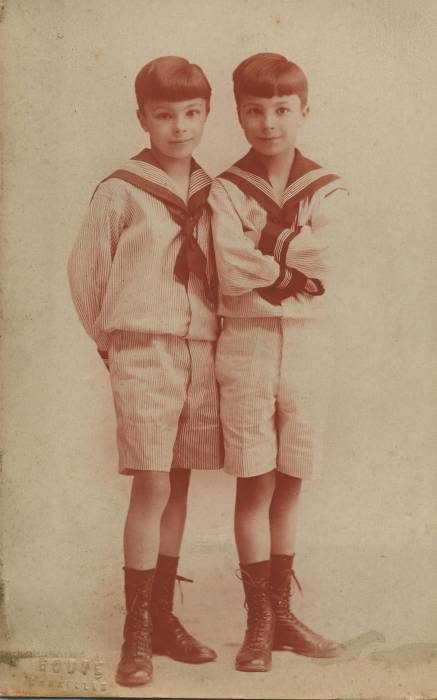 Charles et Marguerite enfants