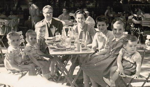 André Lederer et son épouse Elisabeth, 1953