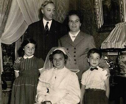 Jean Lederer et son épouse Marie-Madeleine, 1956